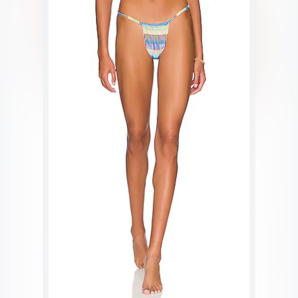 NWT Solid & Striped Multicolor Raine Bikini Bottom - Picture 3 of 8